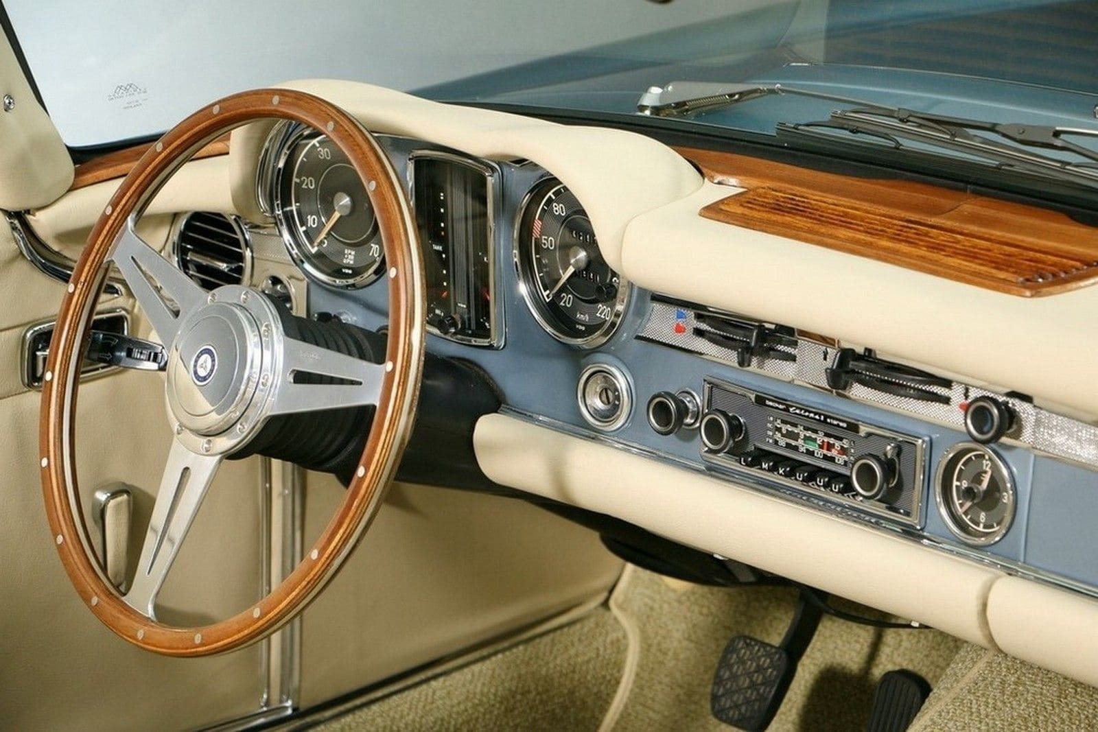 1971 - MERCEDES-BENZ 280 SL BLUE METALLIC, foto 12
