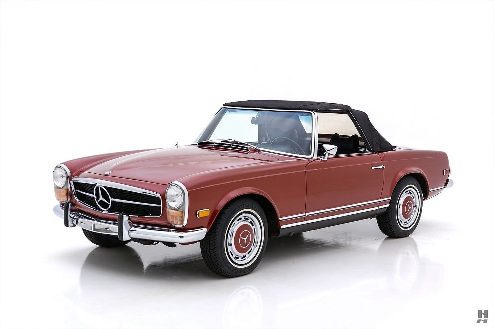 1971 - MERCEDES-BENZ 280 SL BURGUNDY RED, foto 24