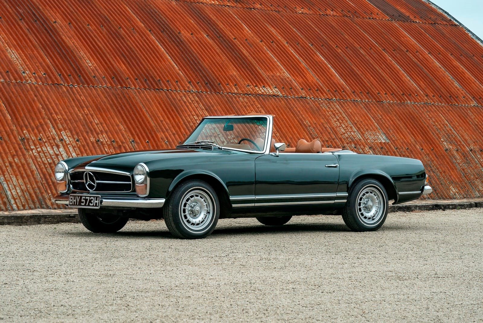 1970 - MERCEDES-BENZ 280 SL DARK OLIVE GREEN, foto 1
