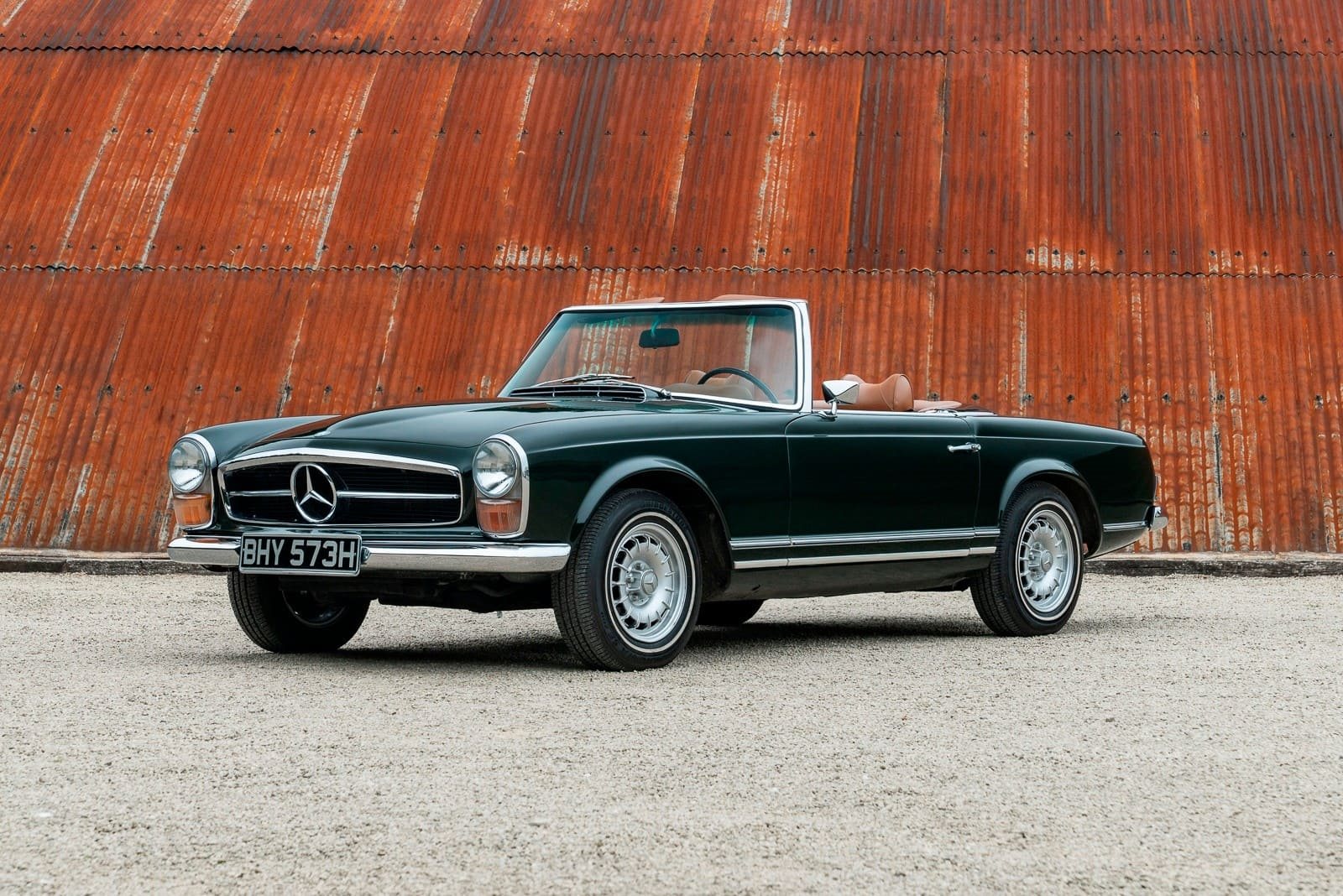 1970 - MERCEDES-BENZ 280 SL DARK OLIVE GREEN, foto 2