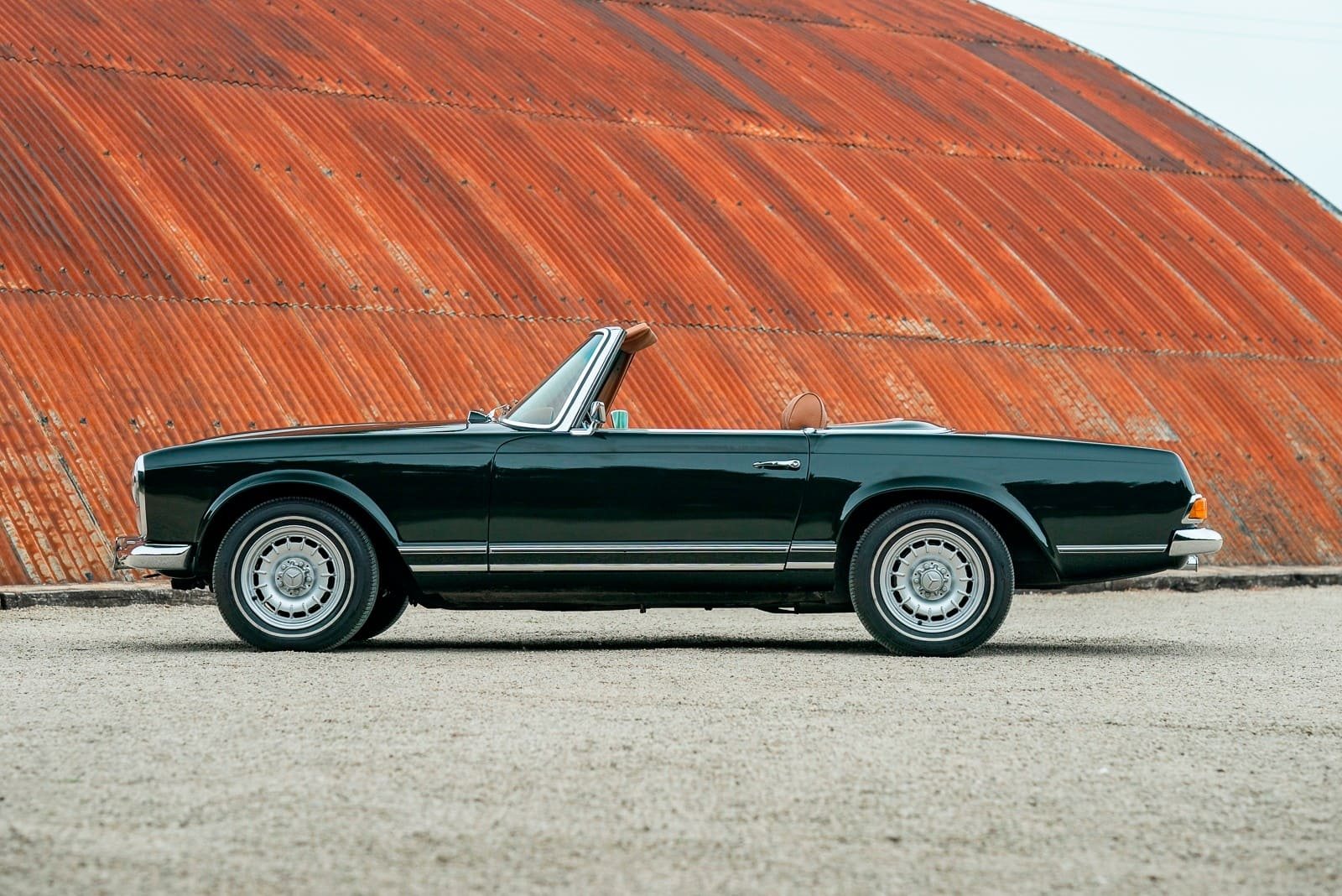 1970 - MERCEDES-BENZ 280 SL DARK OLIVE GREEN, foto 6