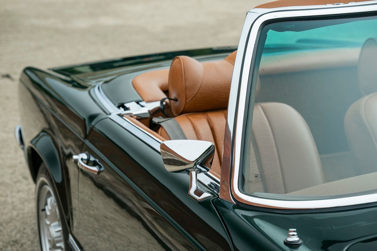 1970 - MERCEDES-BENZ 280 SL DARK OLIVE GREEN, foto 19