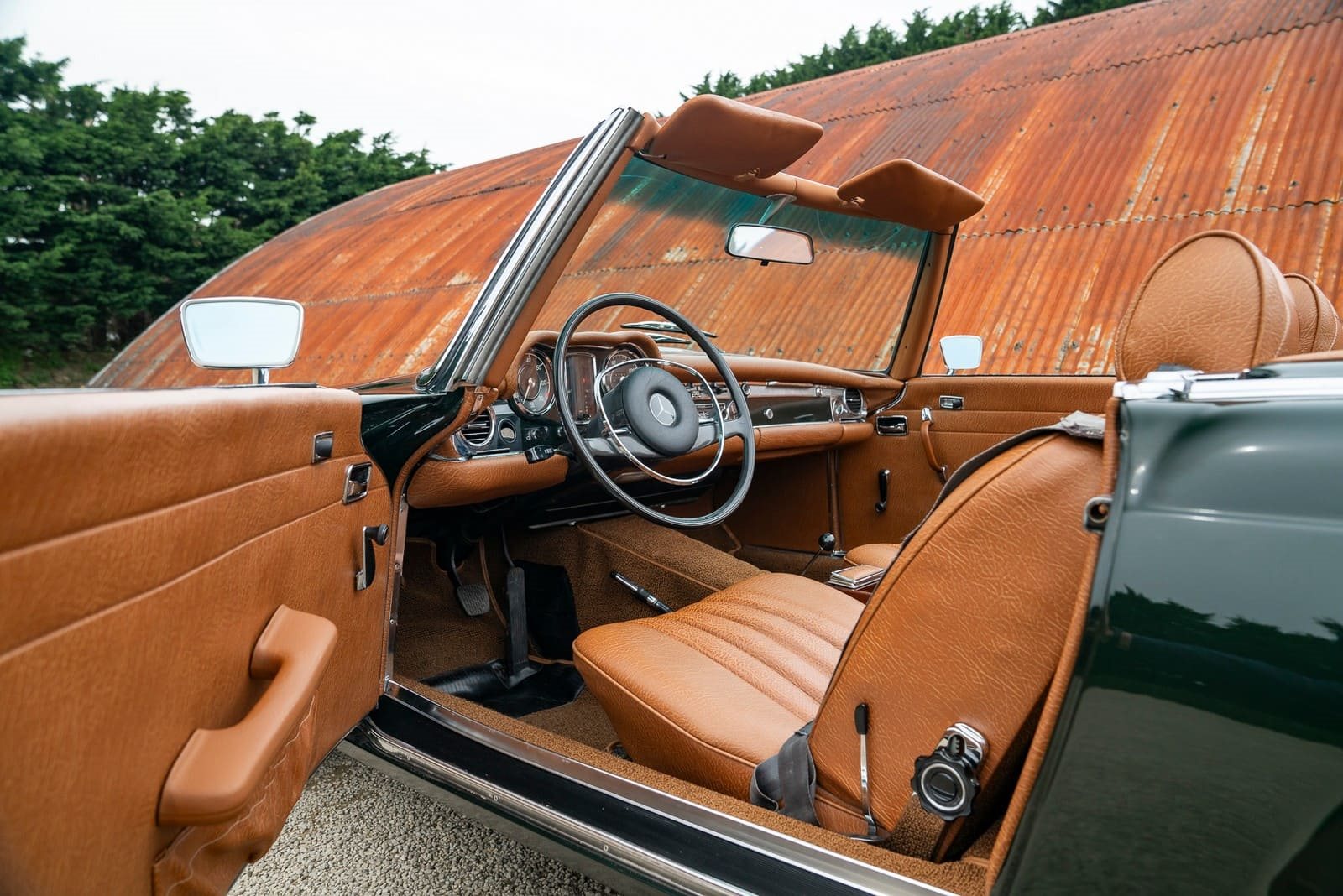 1970 - MERCEDES-BENZ 280 SL DARK OLIVE GREEN, foto 27