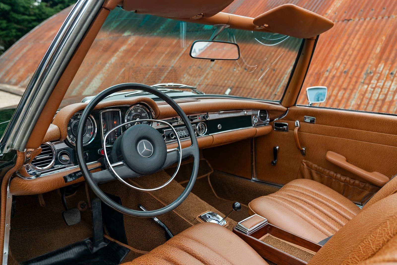 1970 - MERCEDES-BENZ 280 SL DARK OLIVE GREEN, foto 29