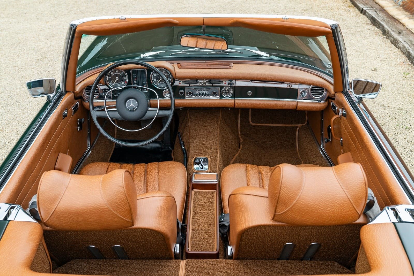 1970 - MERCEDES-BENZ 280 SL DARK OLIVE GREEN, foto 32