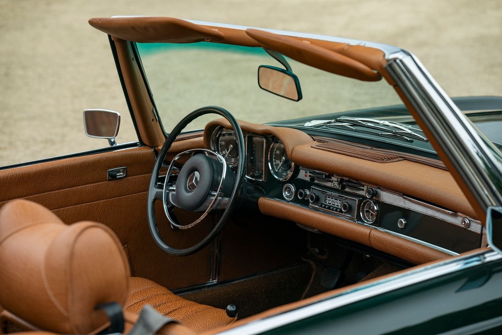 1970 - MERCEDES-BENZ 280 SL DARK OLIVE GREEN, foto 34