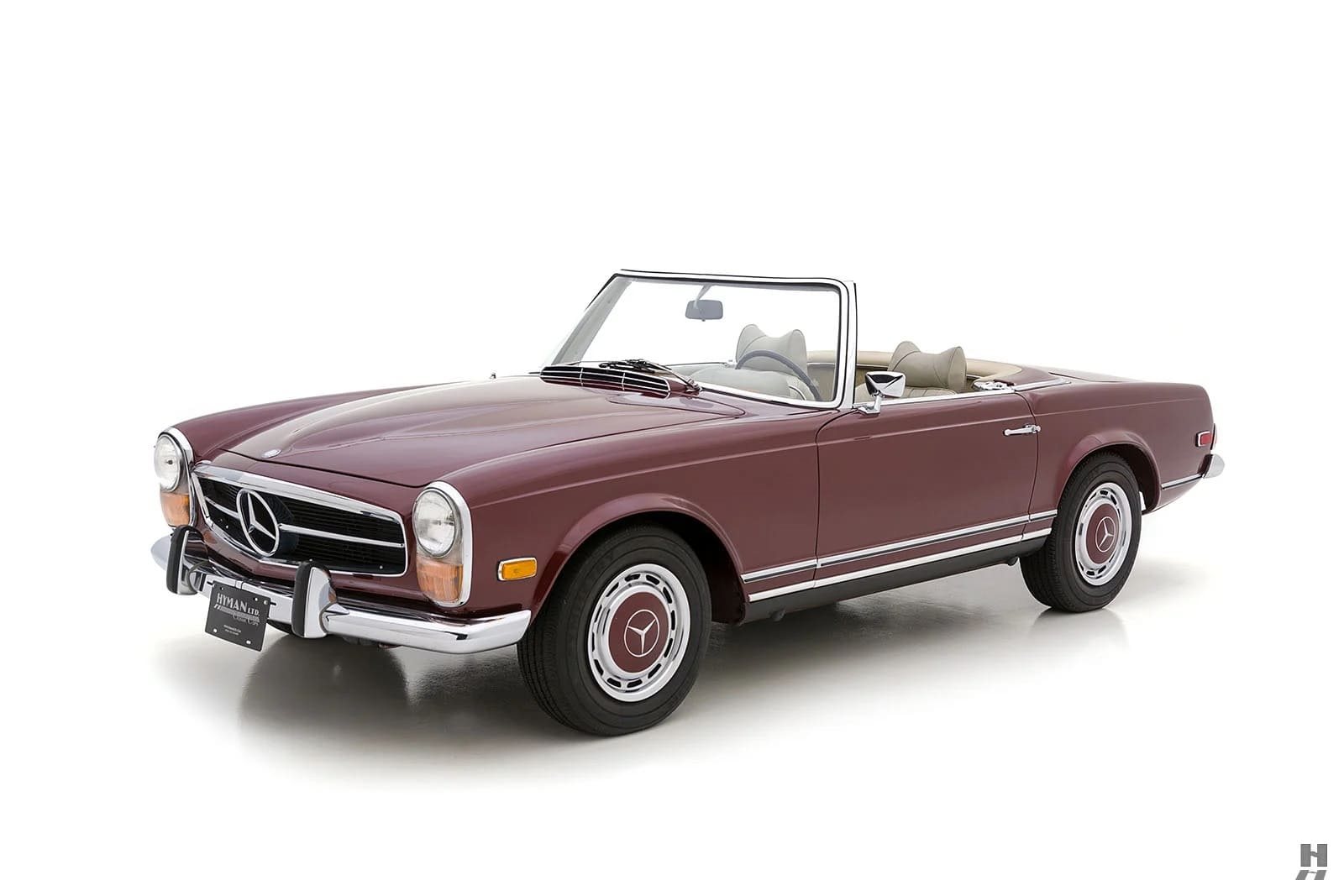 1970 - MERCEDES-BENZ 280 SL BURGUNDY RED, foto 1