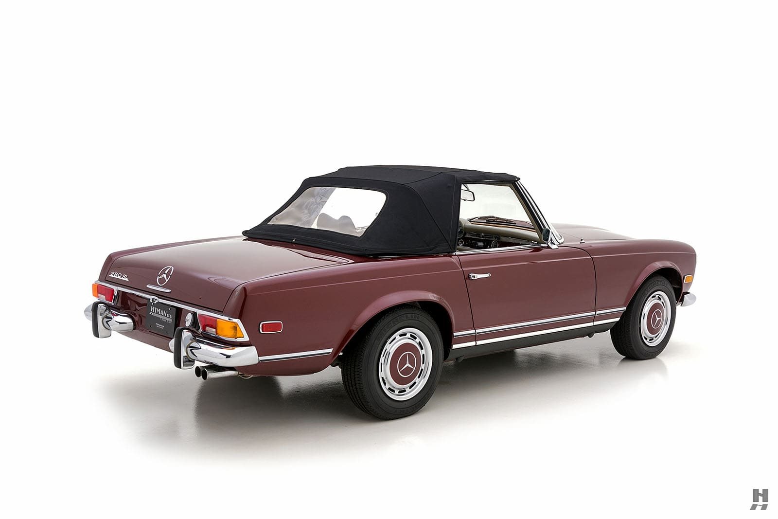 1970 - MERCEDES-BENZ 280 SL BURGUNDY RED, foto 2