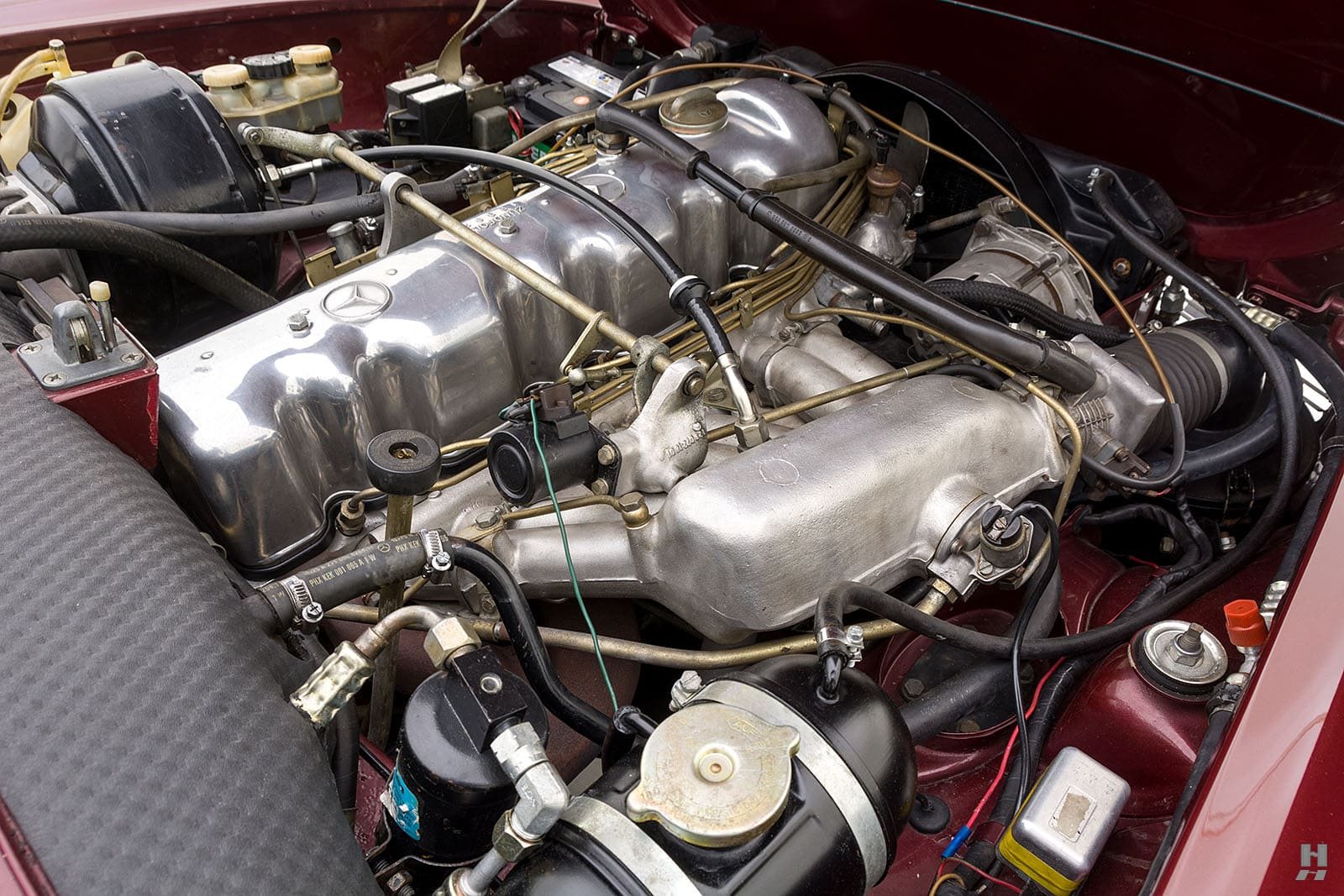 1970 - MERCEDES-BENZ 280 SL BURGUNDY RED, foto 5