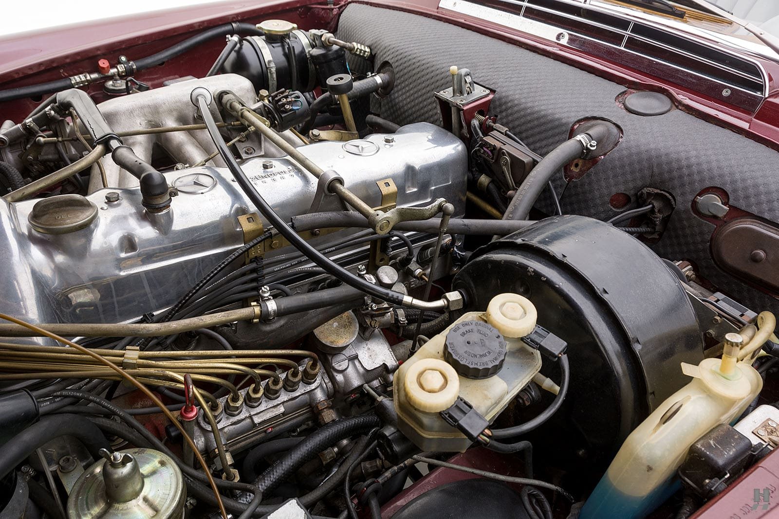 1970 - MERCEDES-BENZ 280 SL BURGUNDY RED, foto 6