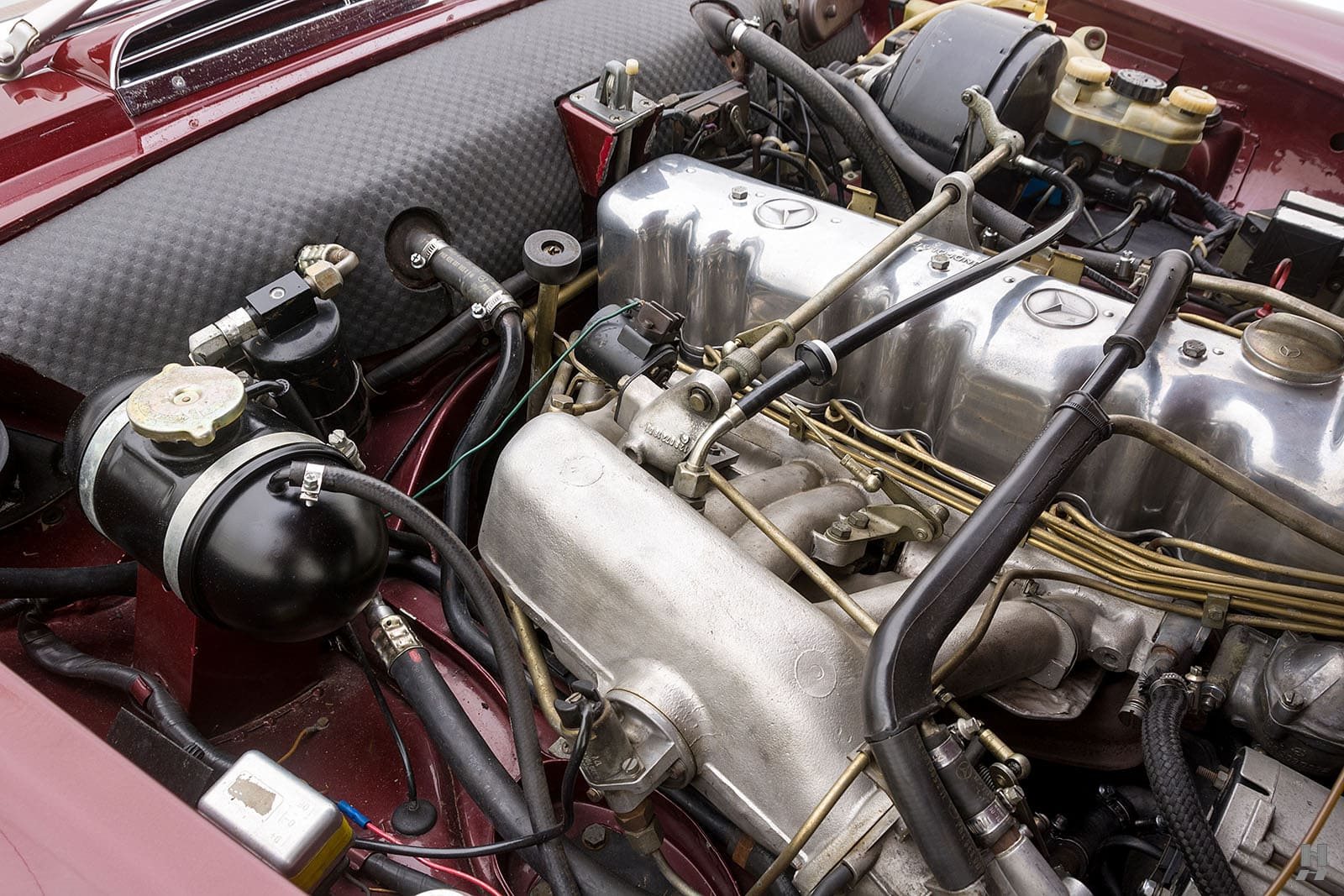 1970 - MERCEDES-BENZ 280 SL BURGUNDY RED, foto 7