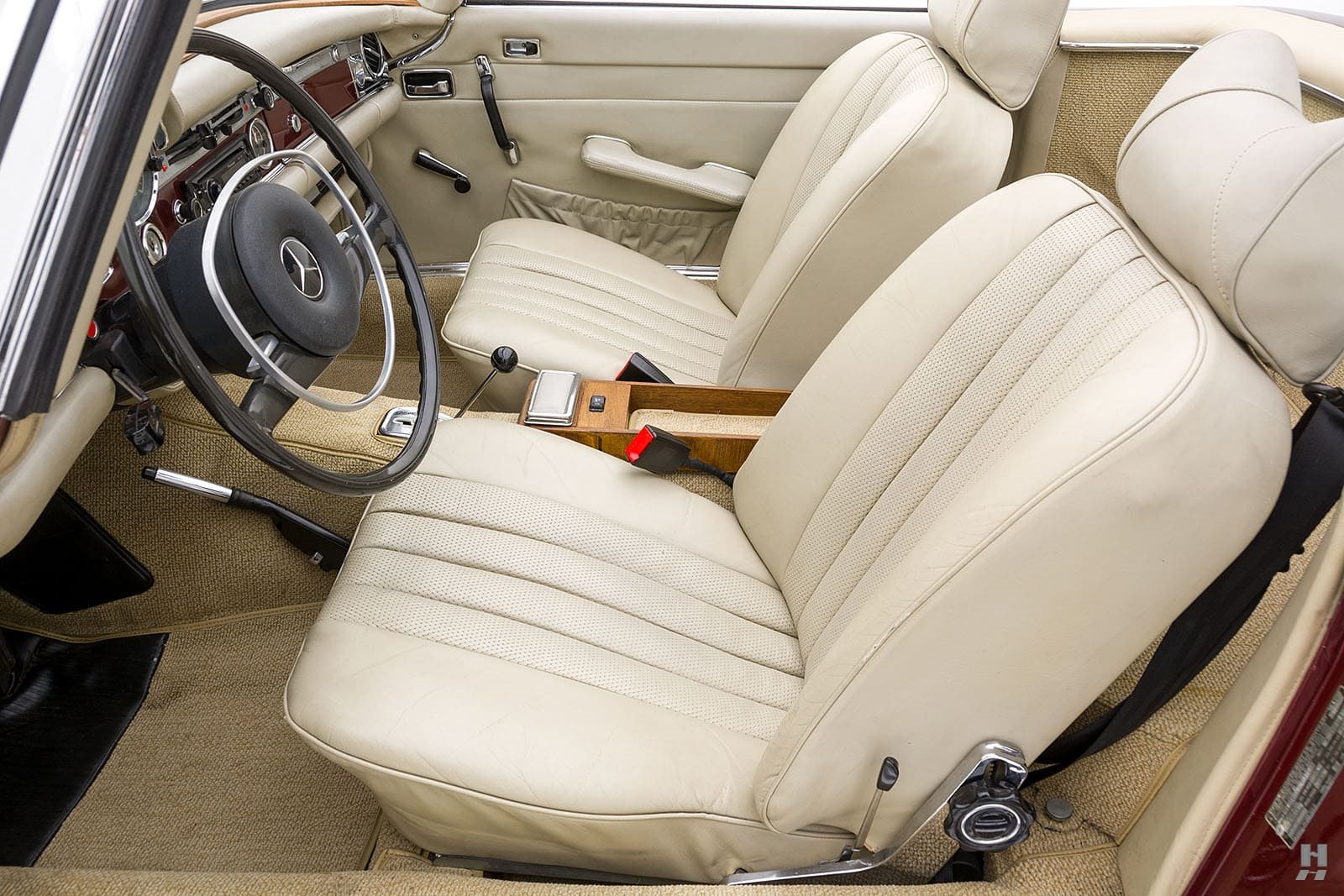 1970 - MERCEDES-BENZ 280 SL BURGUNDY RED, foto 9