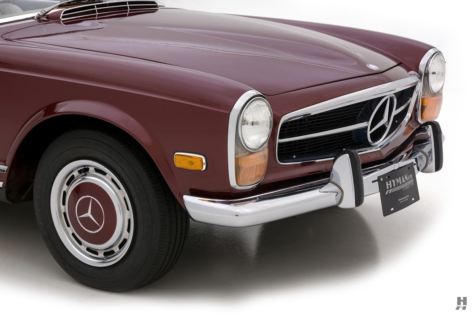 1970 - MERCEDES-BENZ 280 SL BURGUNDY RED, foto 17