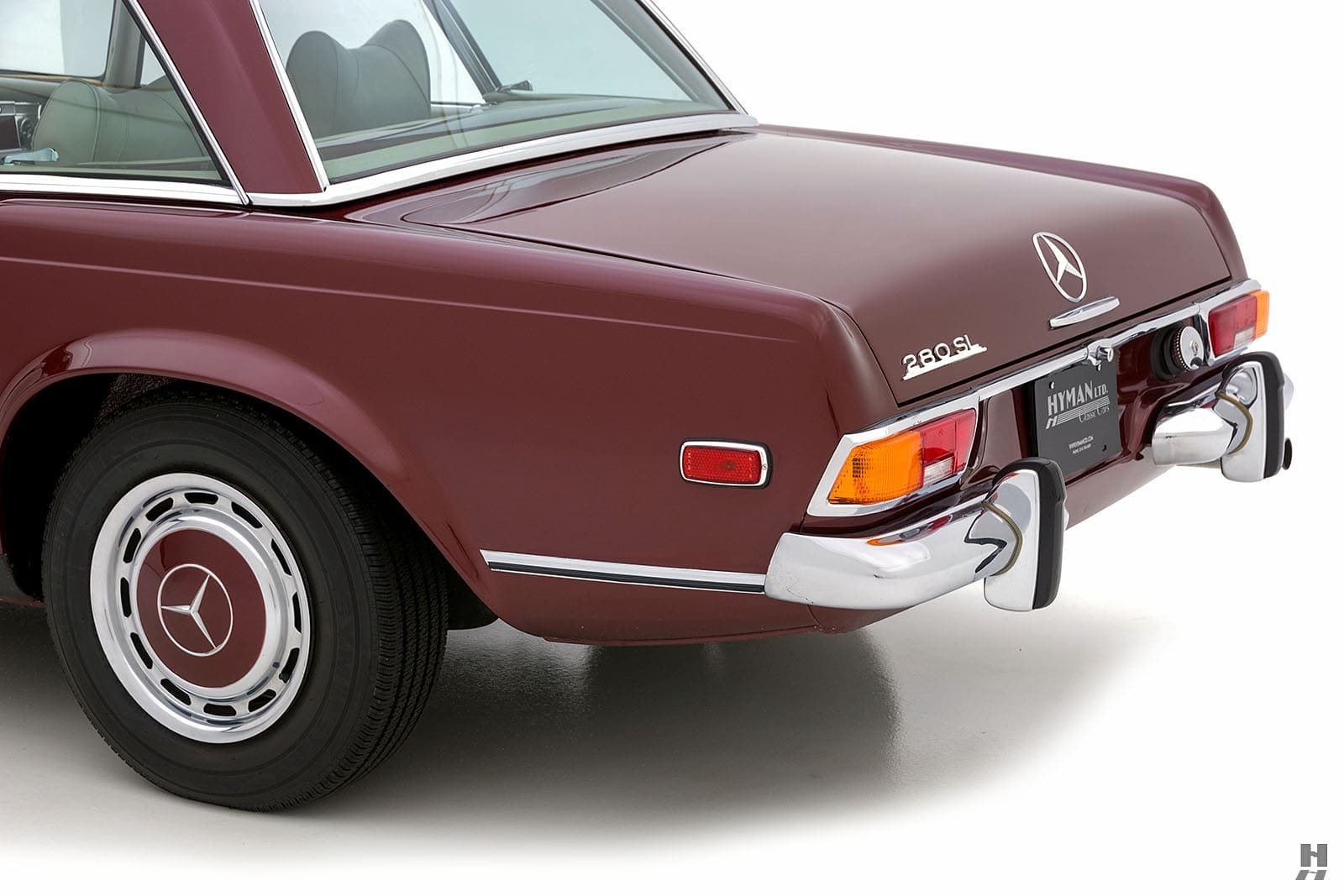 1970 - MERCEDES-BENZ 280 SL BURGUNDY RED, foto 21
