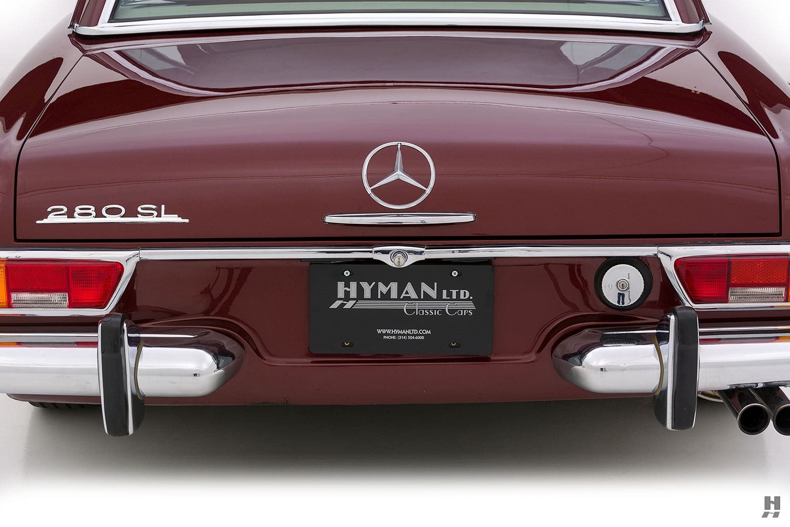 1970 - MERCEDES-BENZ 280 SL BURGUNDY RED, foto 22