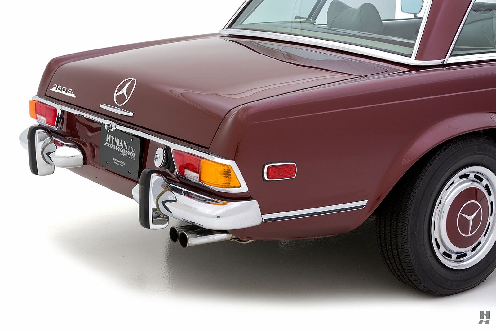 1970 - MERCEDES-BENZ 280 SL BURGUNDY RED, foto 23