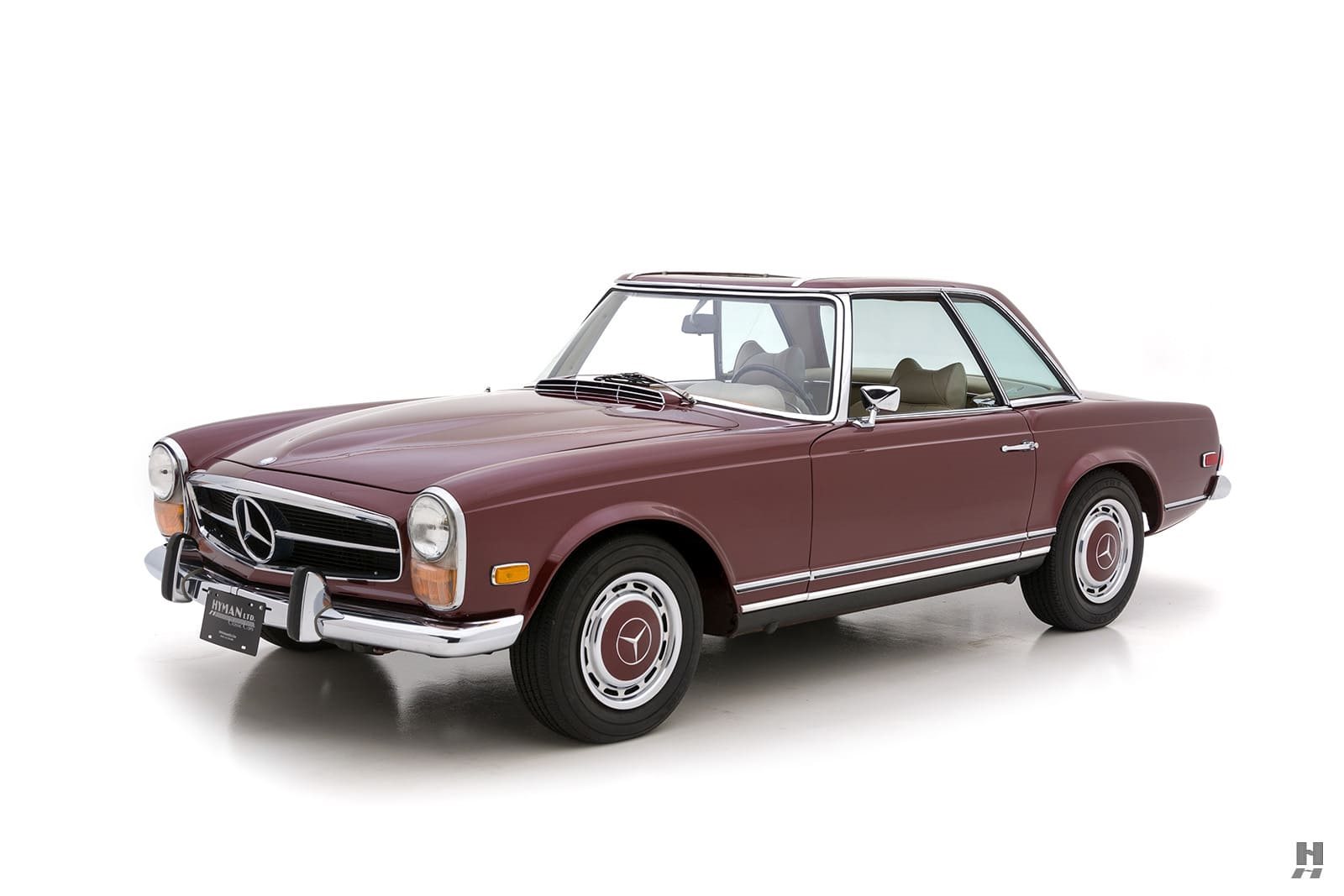 1970 - MERCEDES-BENZ 280 SL BURGUNDY RED, foto 27