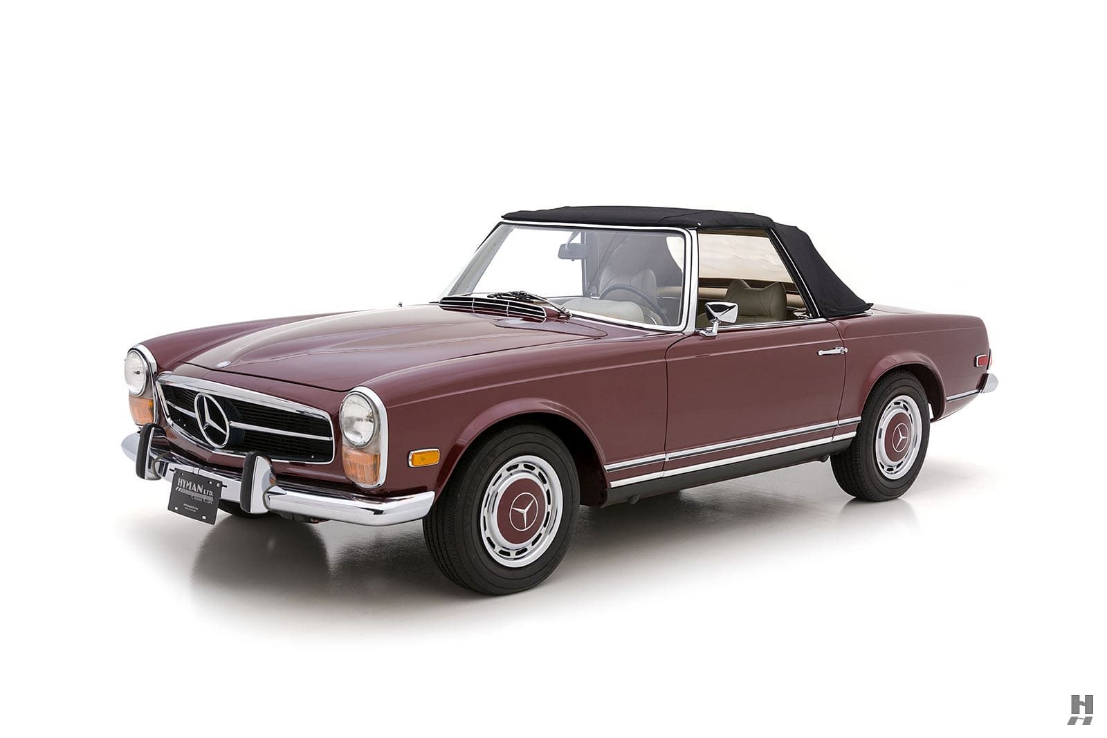 1970 - MERCEDES-BENZ 280 SL BURGUNDY RED, foto 29