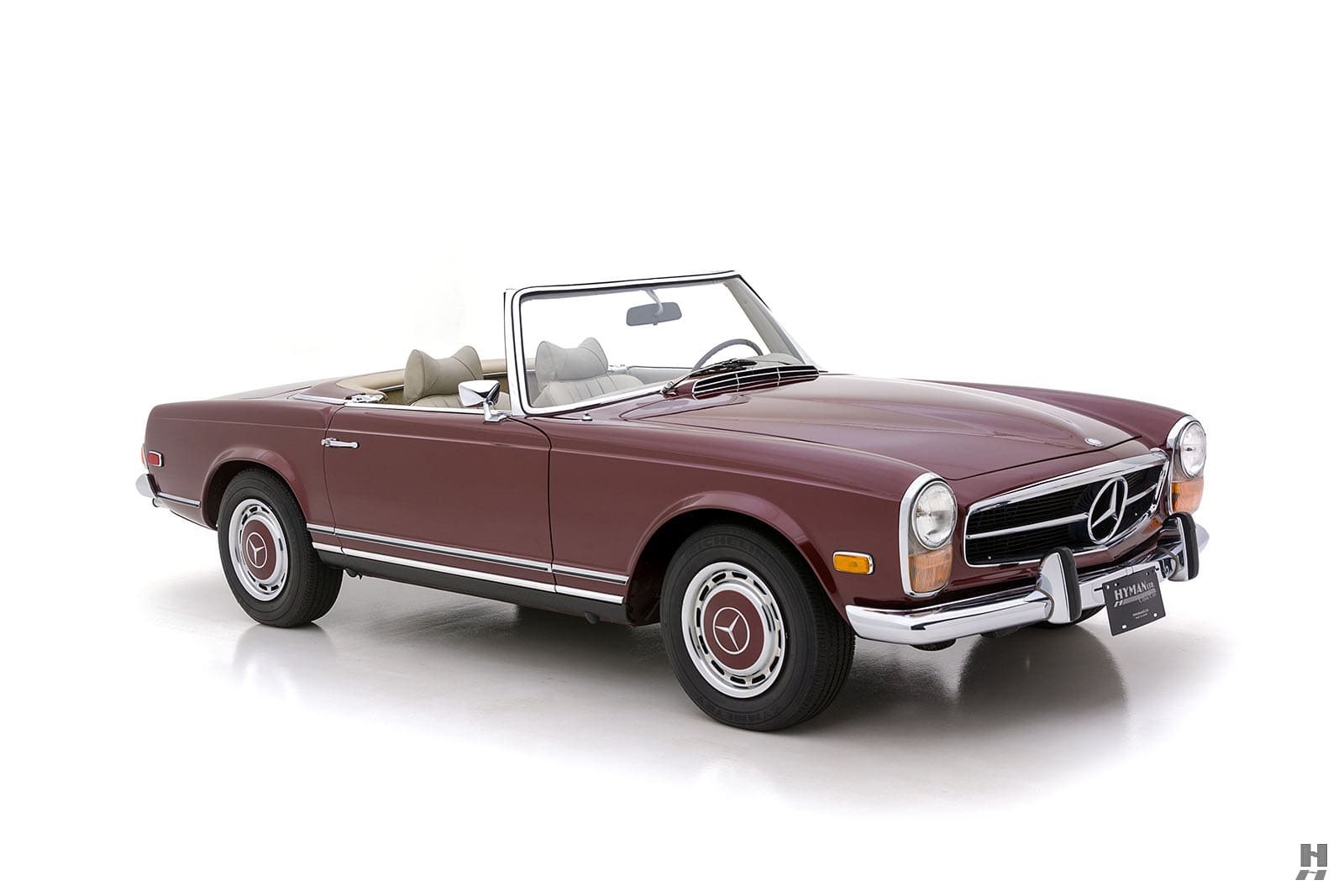 1970 - MERCEDES-BENZ 280 SL BURGUNDY RED, foto 30
