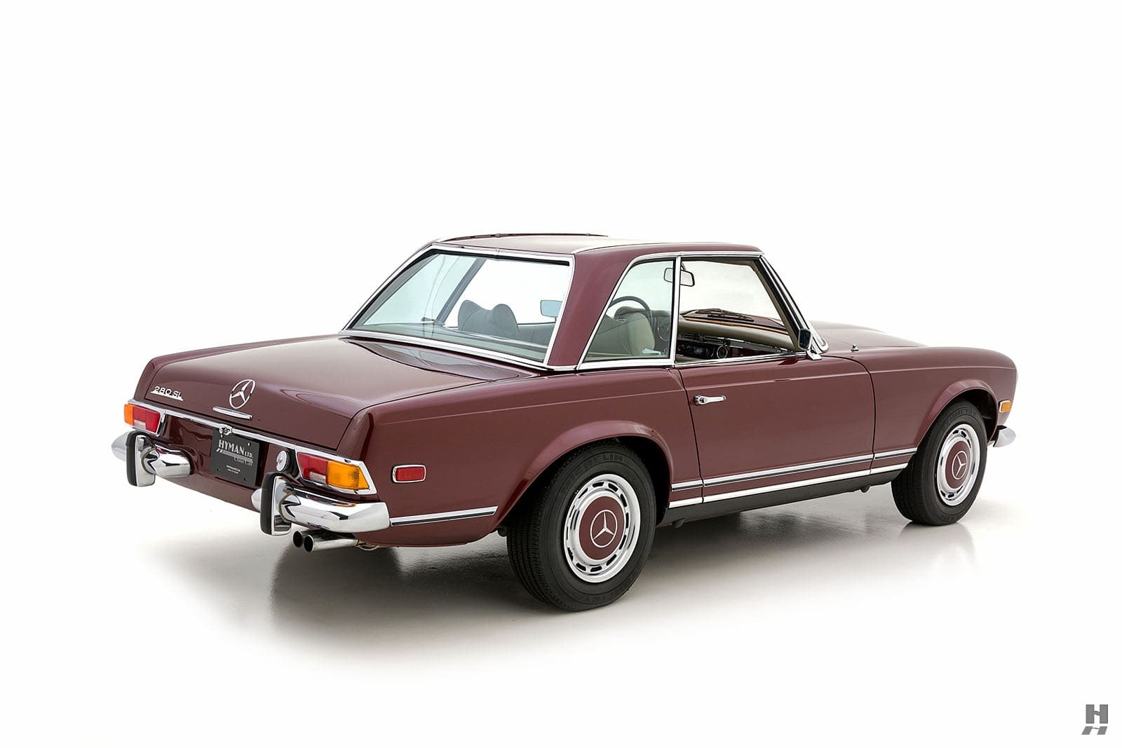 1970 - MERCEDES-BENZ 280 SL BURGUNDY RED, foto 31