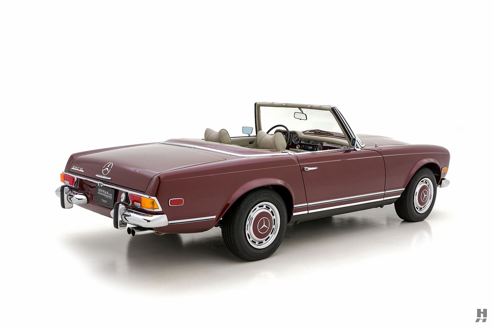 1970 - MERCEDES-BENZ 280 SL BURGUNDY RED, foto 33