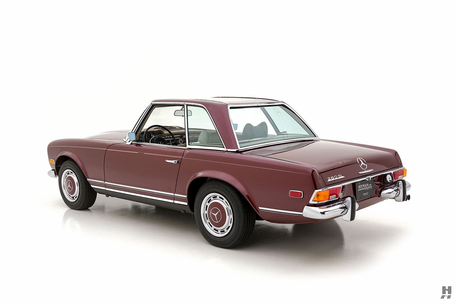 1970 - MERCEDES-BENZ 280 SL BURGUNDY RED, foto 34