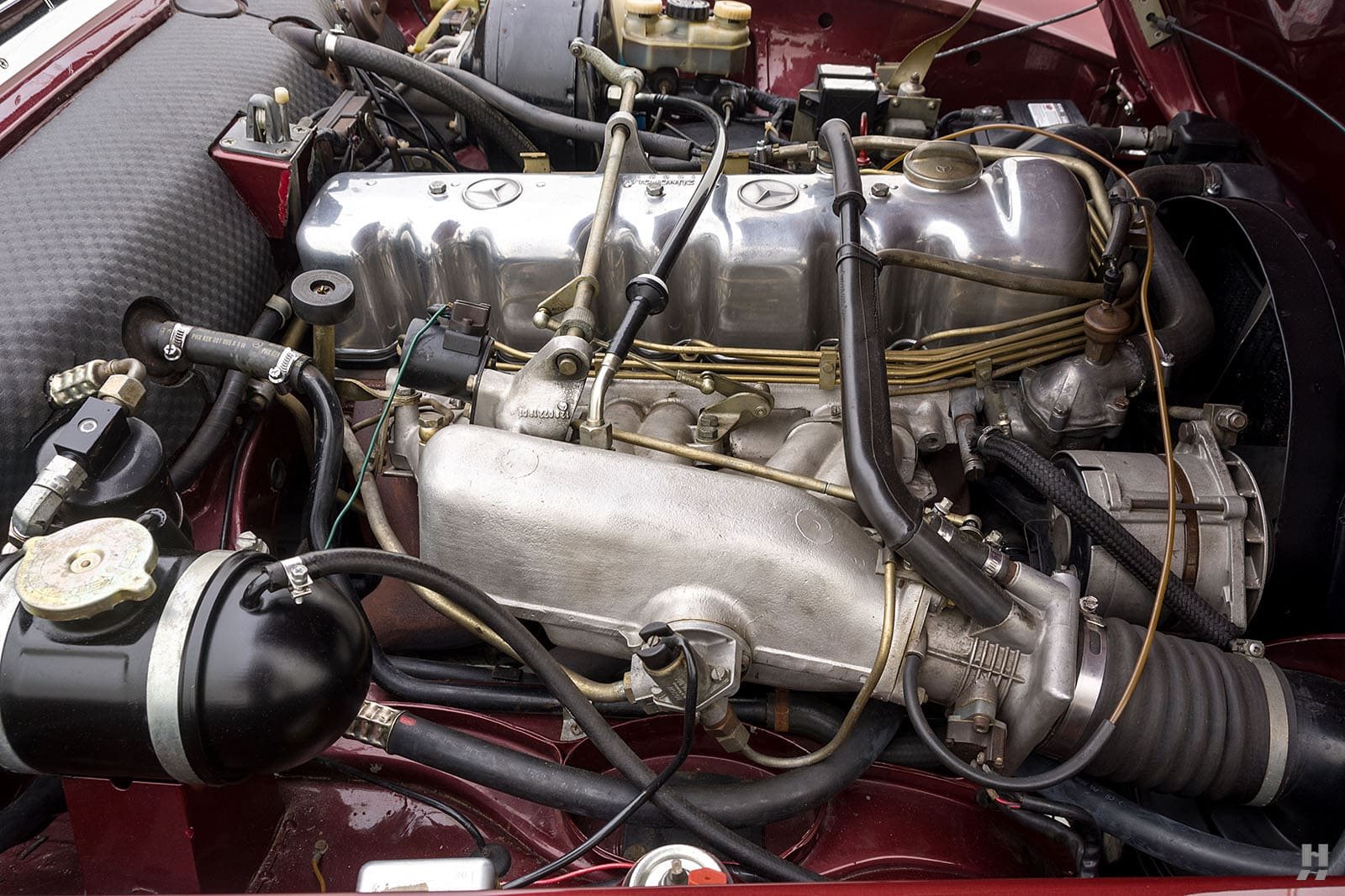 1970 - MERCEDES-BENZ 280 SL BURGUNDY RED, foto 35