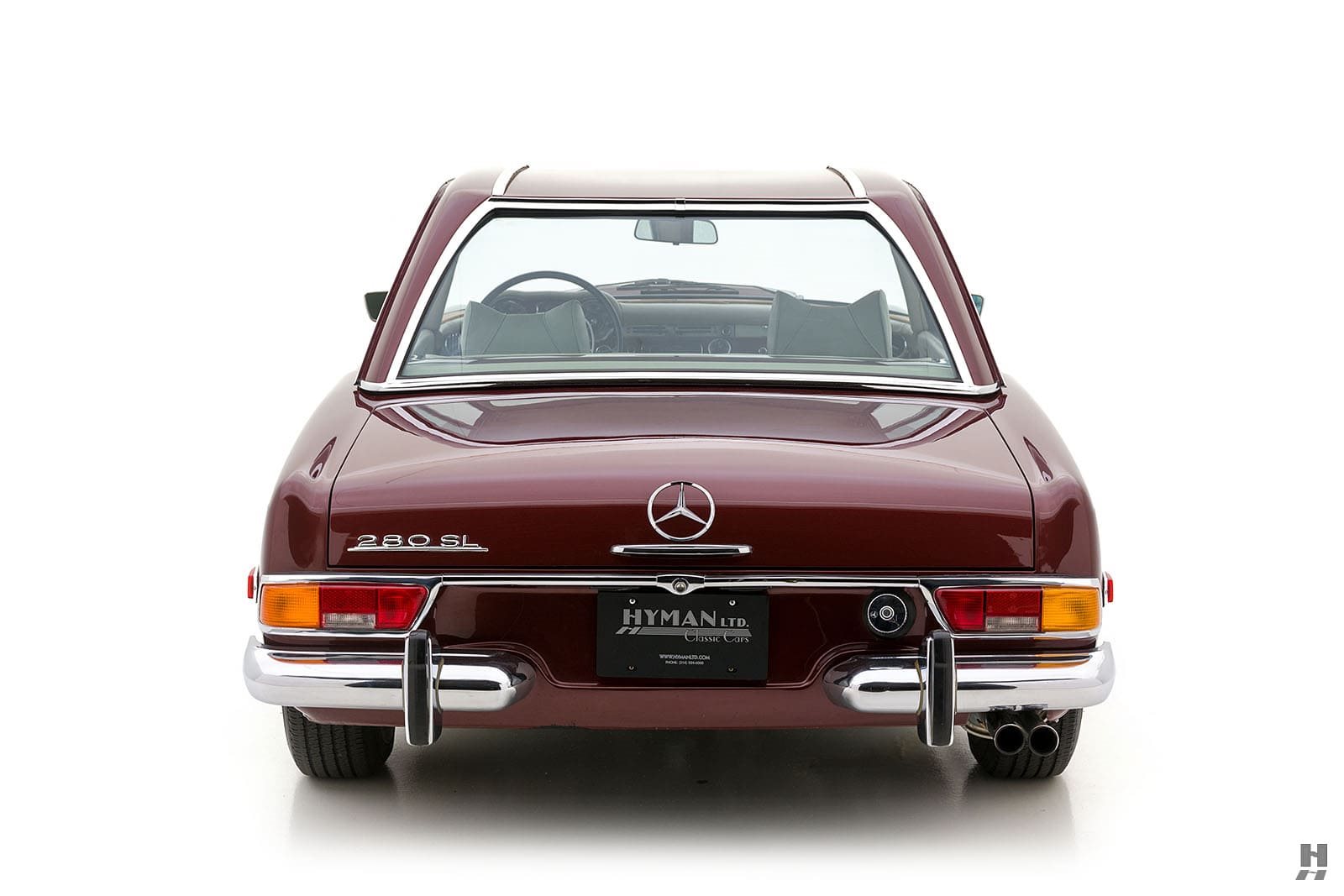 1970 - MERCEDES-BENZ 280 SL BURGUNDY RED, foto 38