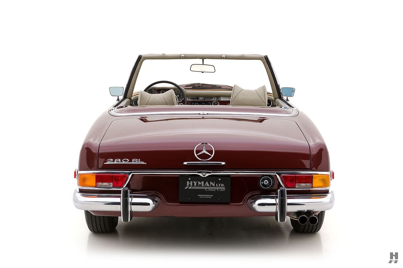 1970 - MERCEDES-BENZ 280 SL BURGUNDY RED, foto 41