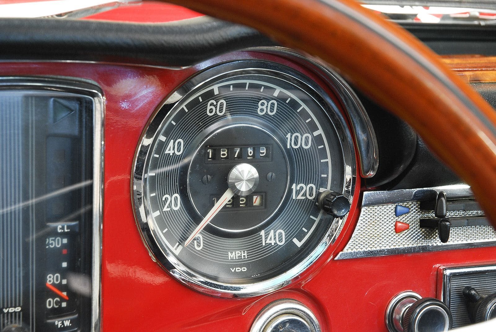 1970 - MERCEDES-BENZ 280 SL SIGNAL RED, foto 8