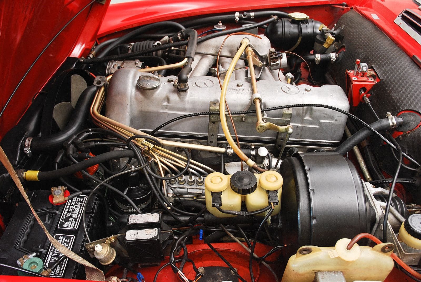 1970 - MERCEDES-BENZ 280 SL SIGNAL RED, foto 17