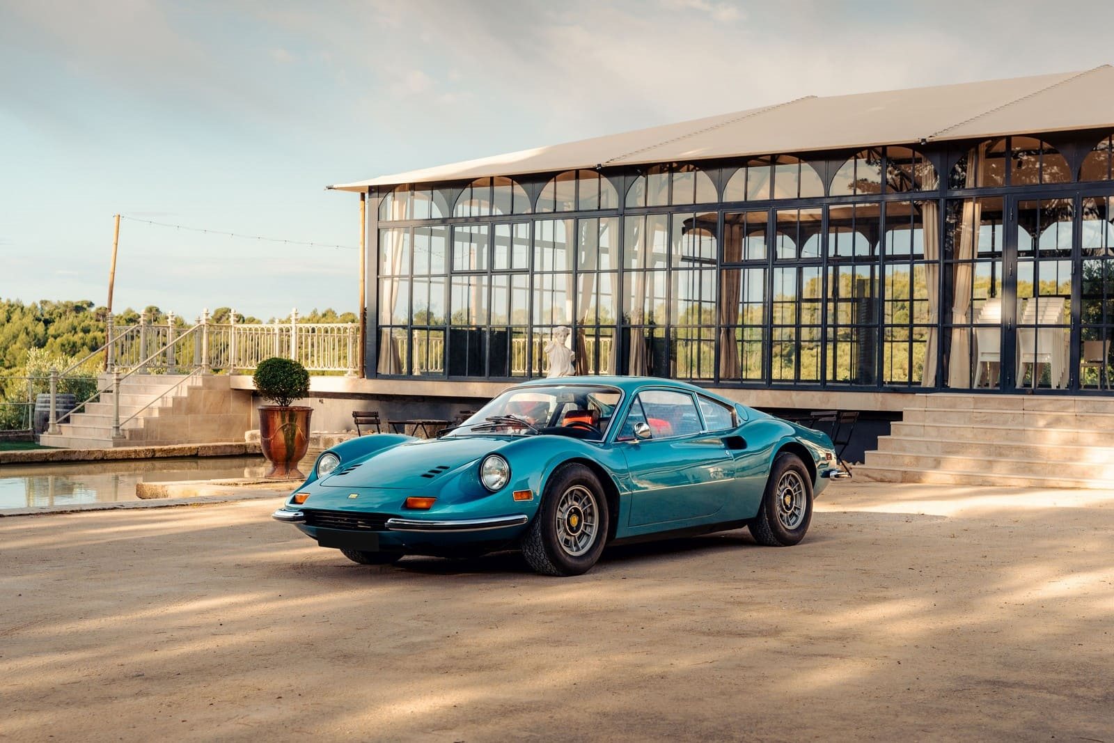 FERRARI DINO F246 GT AZZURRO METALLIZZATO, foto 1