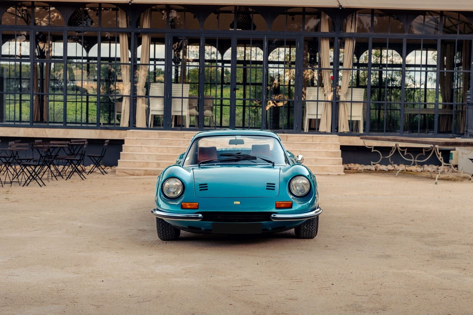 FERRARI DINO F246 GT AZZURRO METALLIZZATO, foto 4