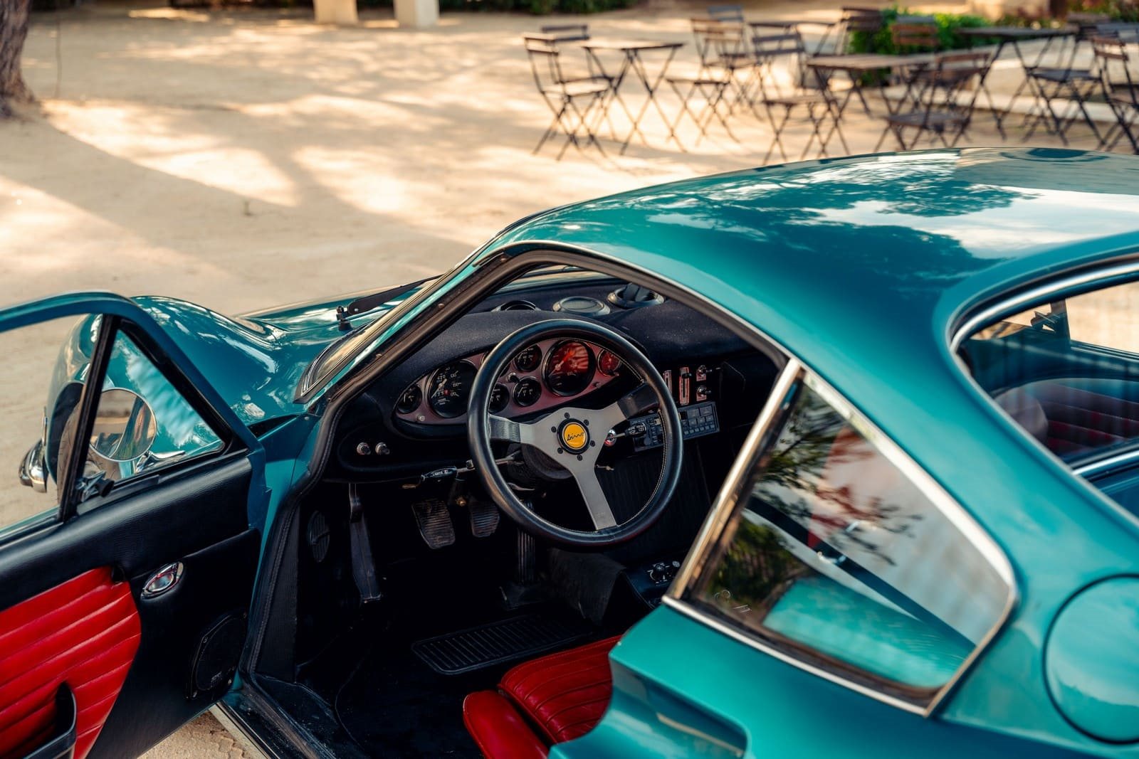 FERRARI DINO F246 GT AZZURRO METALLIZZATO, foto 14