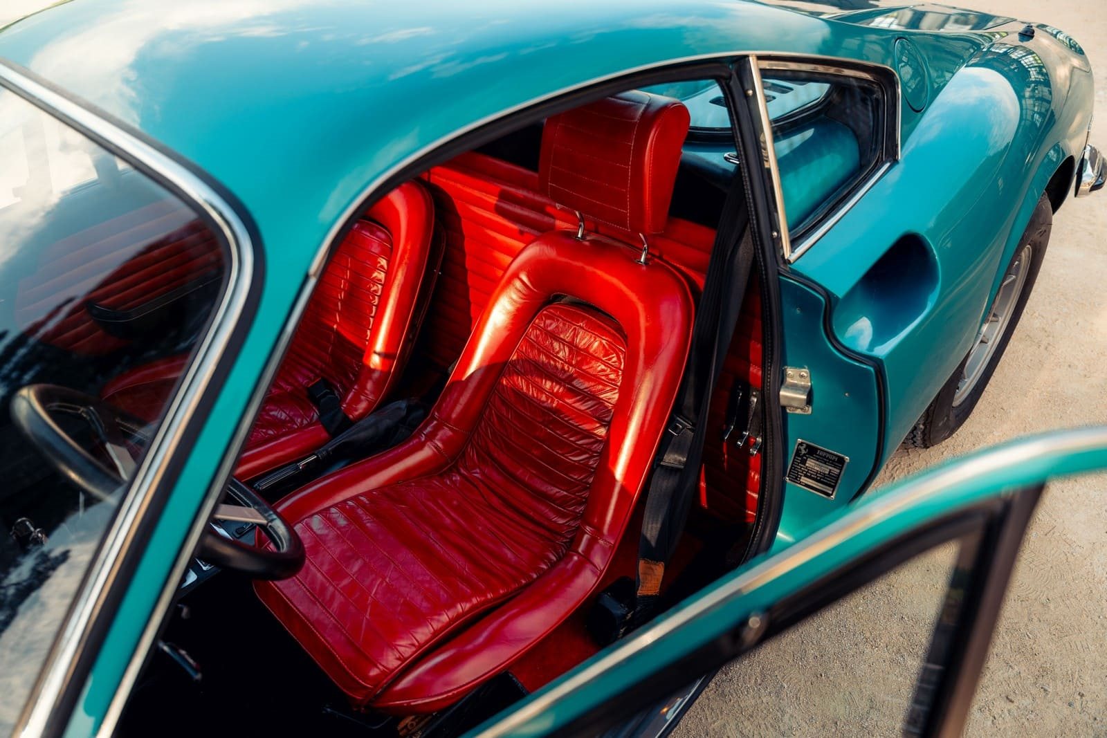 FERRARI DINO F246 GT AZZURRO METALLIZZATO, foto 15
