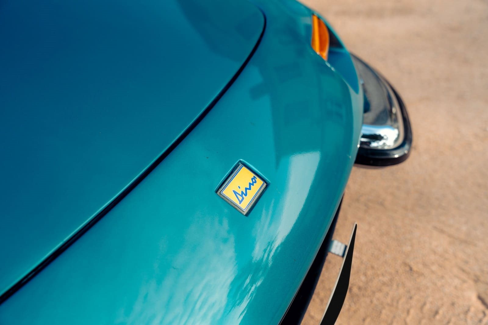 FERRARI DINO F246 GT AZZURRO METALLIZZATO, foto 43