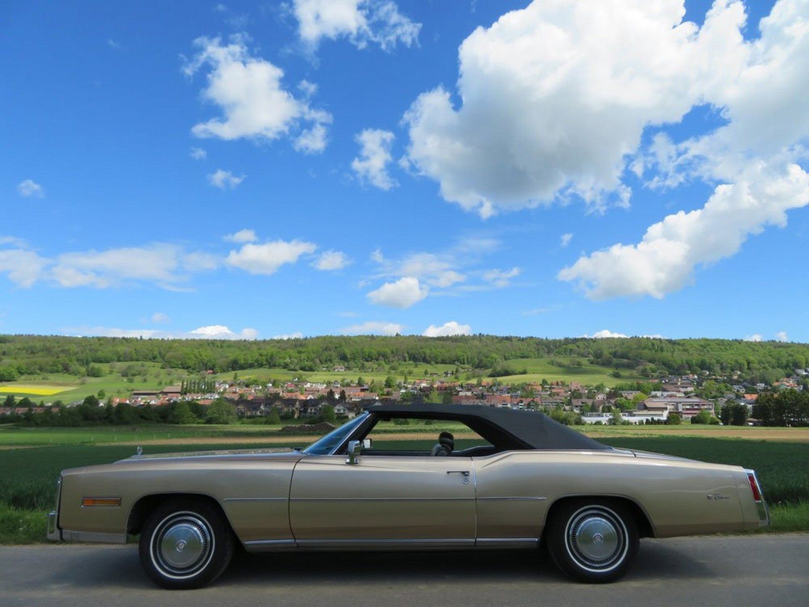 1976 - CADILLAC ELDORADO CONVERTIBLE FLORENTINE GOLD FIREMIST, foto 4