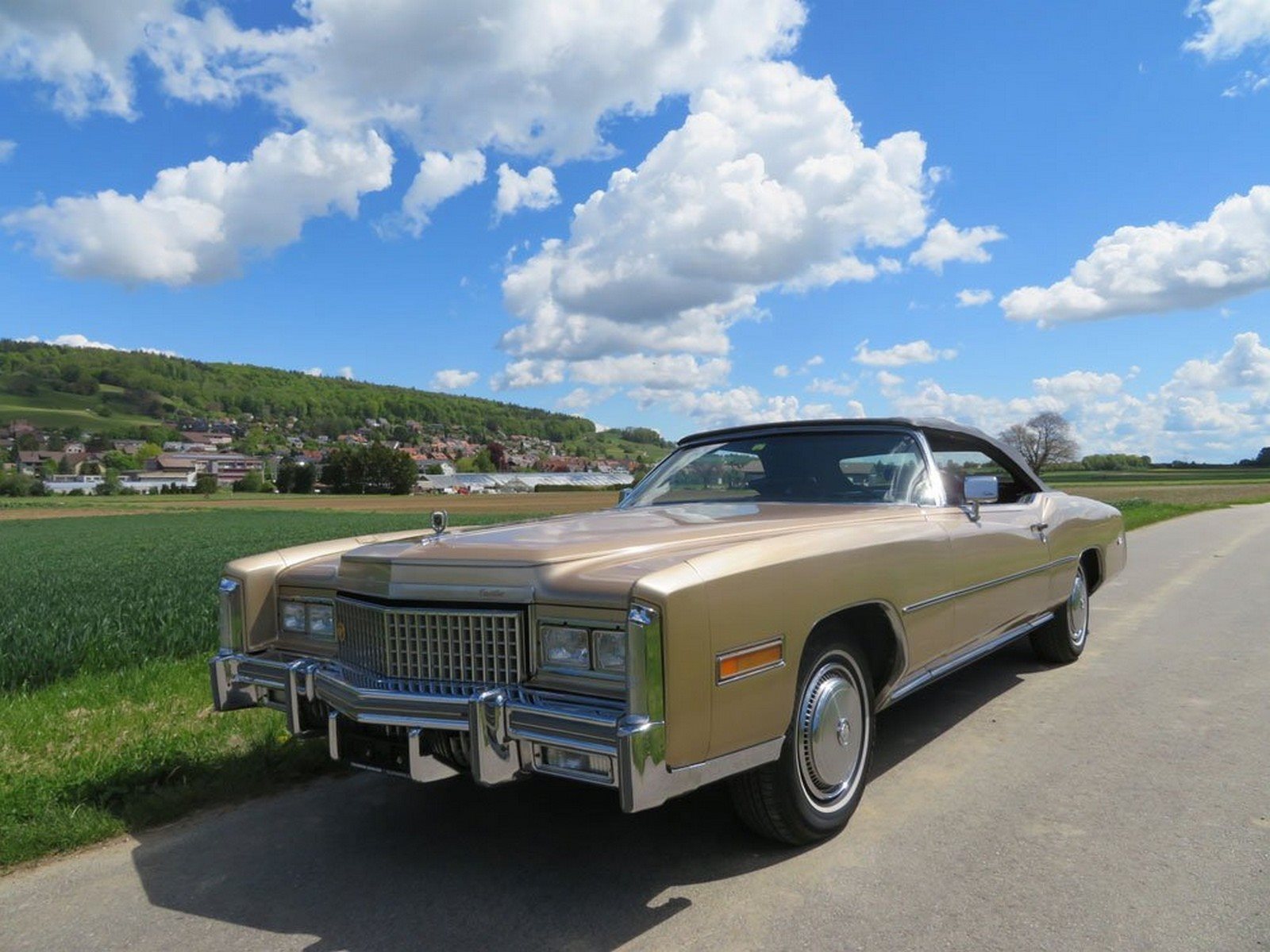 1976 - CADILLAC ELDORADO CONVERTIBLE FLORENTINE GOLD FIREMIST, foto 5