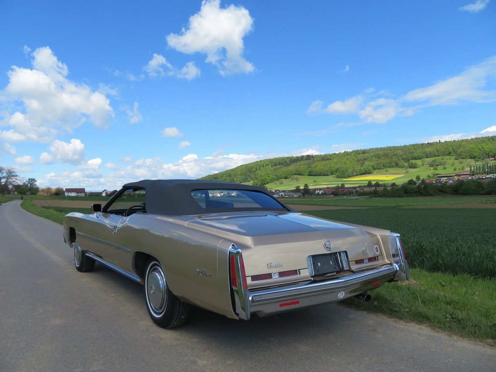1976 - CADILLAC ELDORADO CONVERTIBLE FLORENTINE GOLD FIREMIST, foto 6