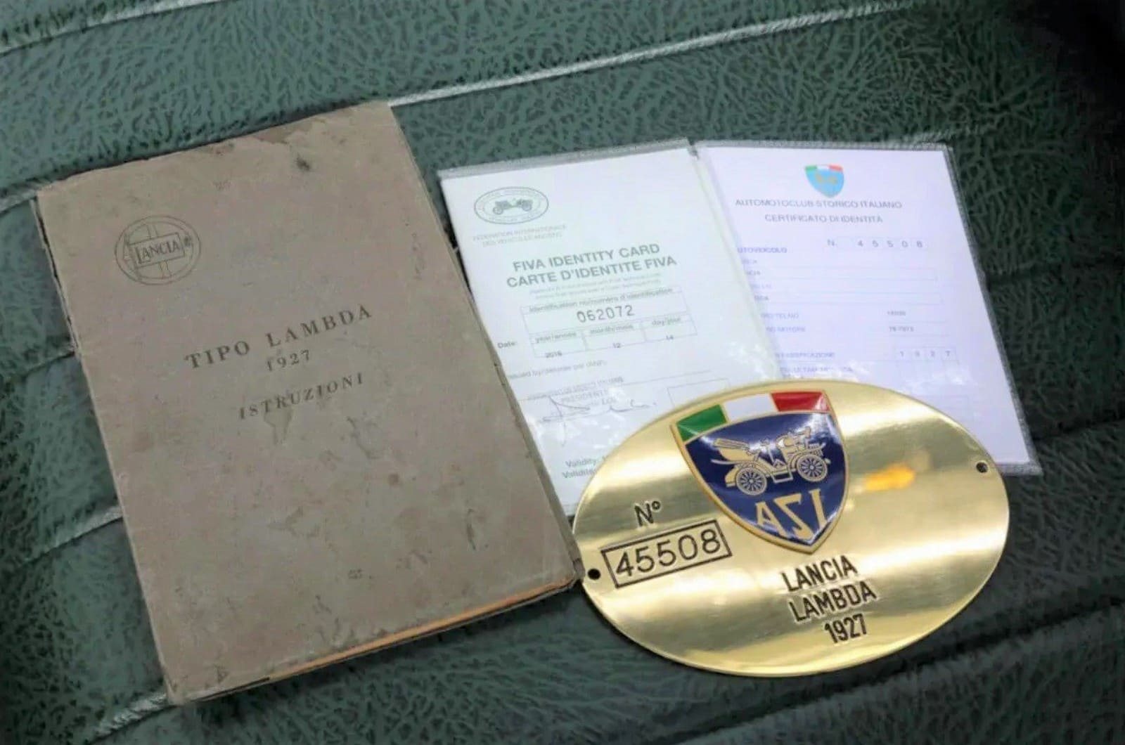 1927 - LANCIA LAMBDA TORPEDO TOURER GREEN, foto 17