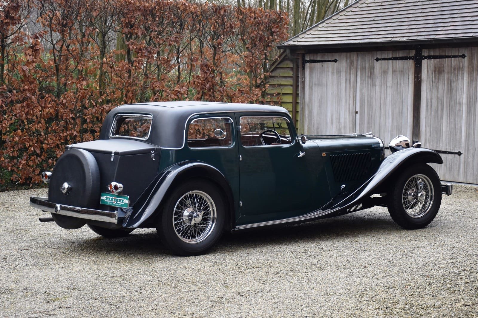 1934 - JAGUAR SS-1 FOUR LIGHT SALOON GREEN, foto 2