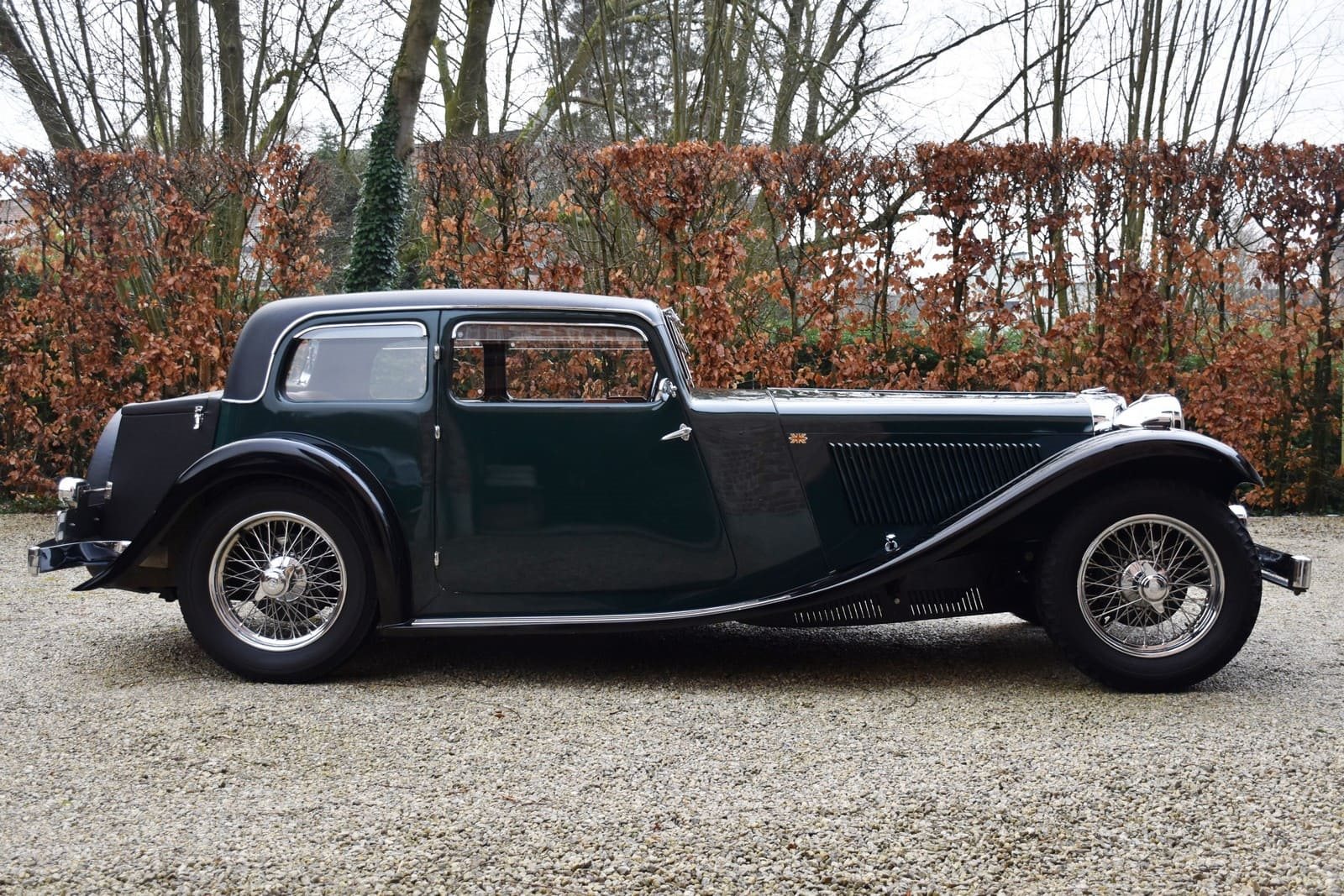 1934 - JAGUAR SS-1 FOUR LIGHT SALOON GREEN, foto 3