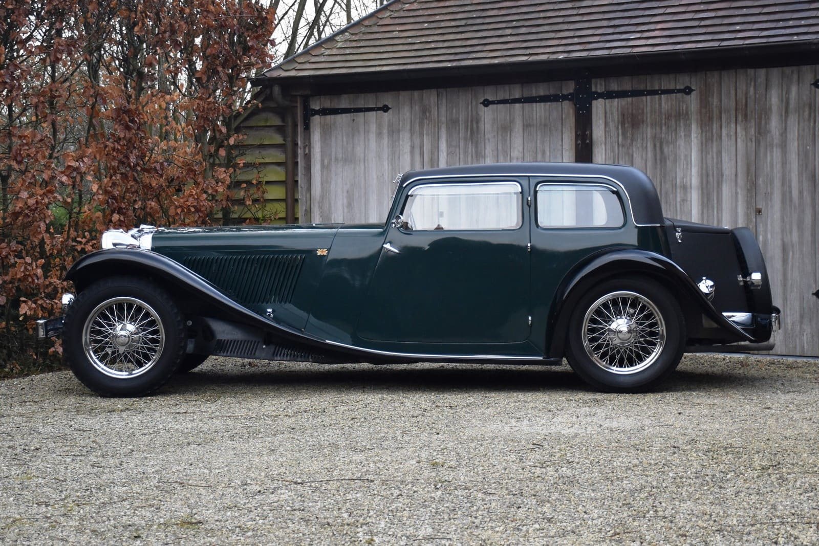 1934 - JAGUAR SS-1 FOUR LIGHT SALOON GREEN, foto 5