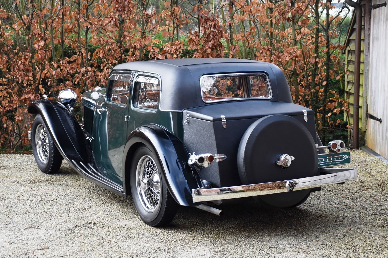 1934 - JAGUAR SS-1 FOUR LIGHT SALOON GREEN, foto 6
