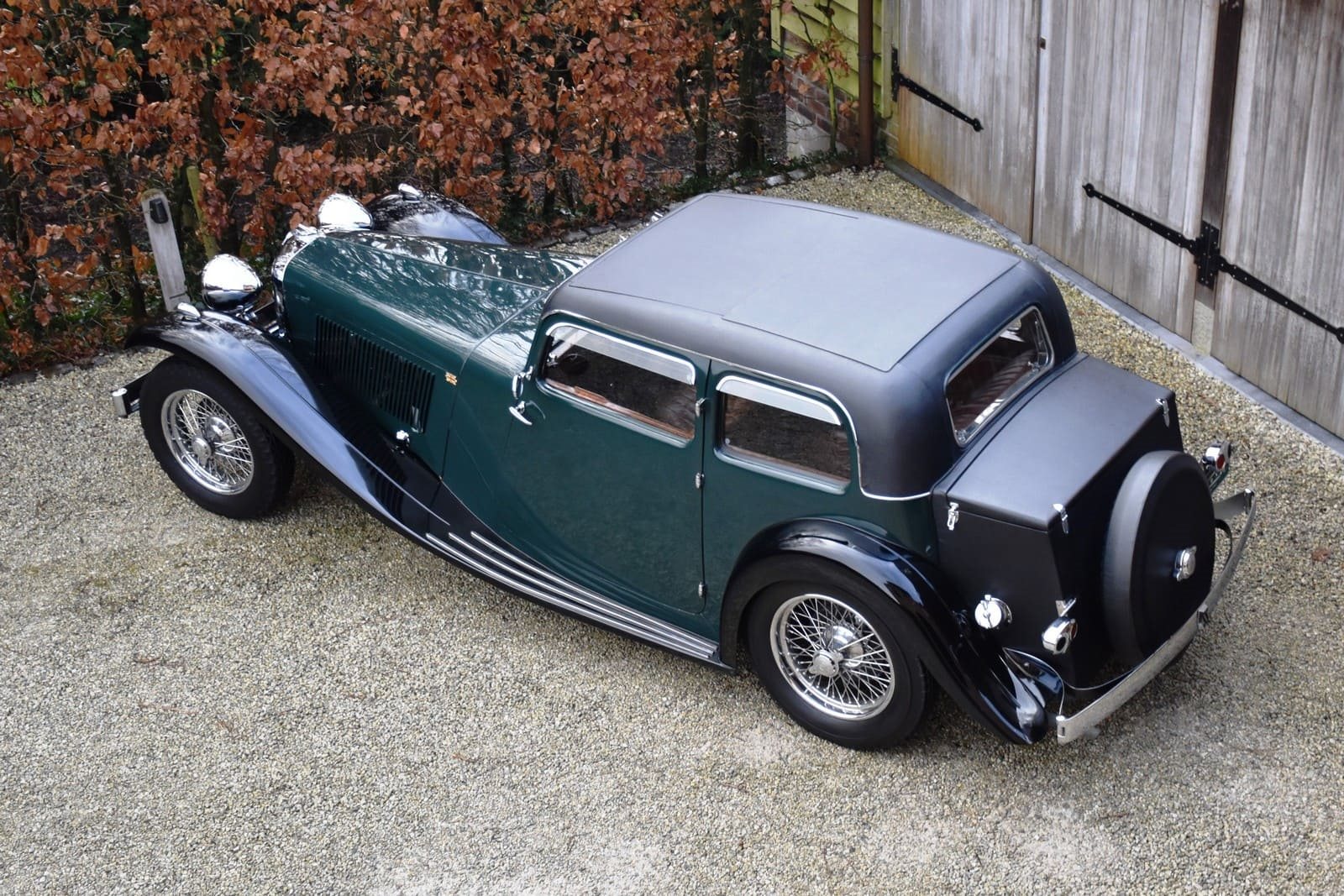 1934 - JAGUAR SS-1 FOUR LIGHT SALOON GREEN, foto 9