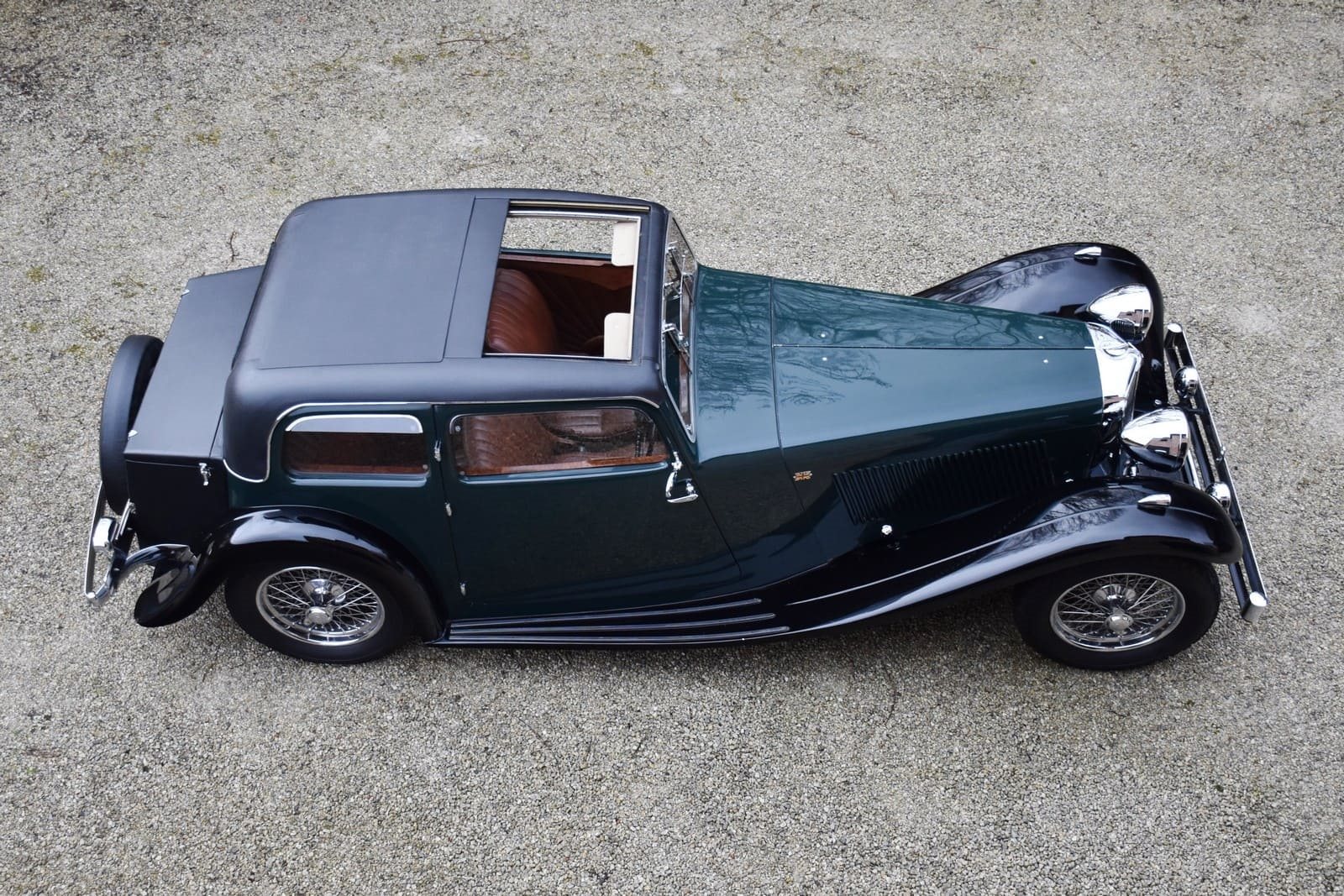 1934 - JAGUAR SS-1 FOUR LIGHT SALOON GREEN, foto 11