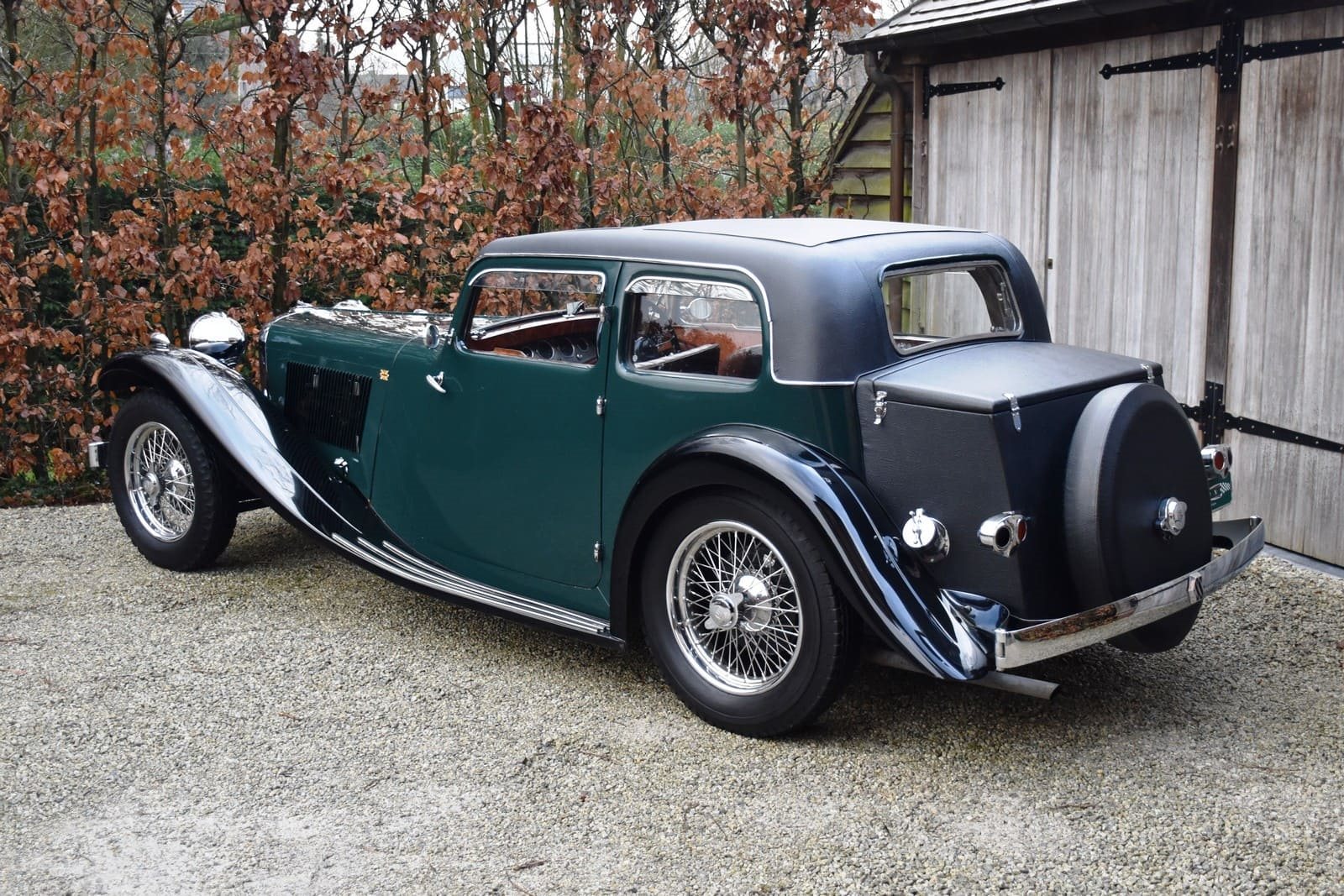 1934 - JAGUAR SS-1 FOUR LIGHT SALOON GREEN, foto 13