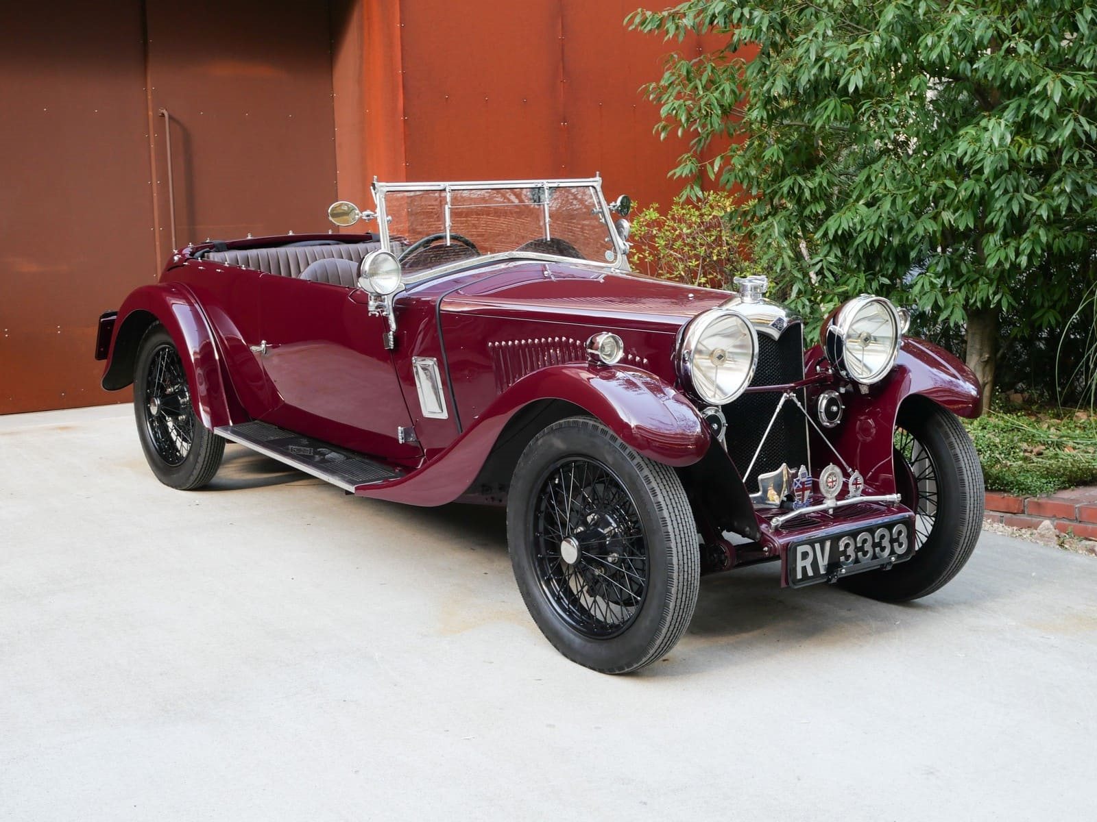 1933 - RILEY 9 LYNX TOURER MAROON, foto 1