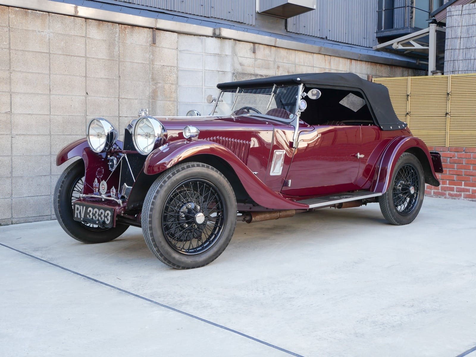 1933 - RILEY 9 LYNX TOURER MAROON, foto 2