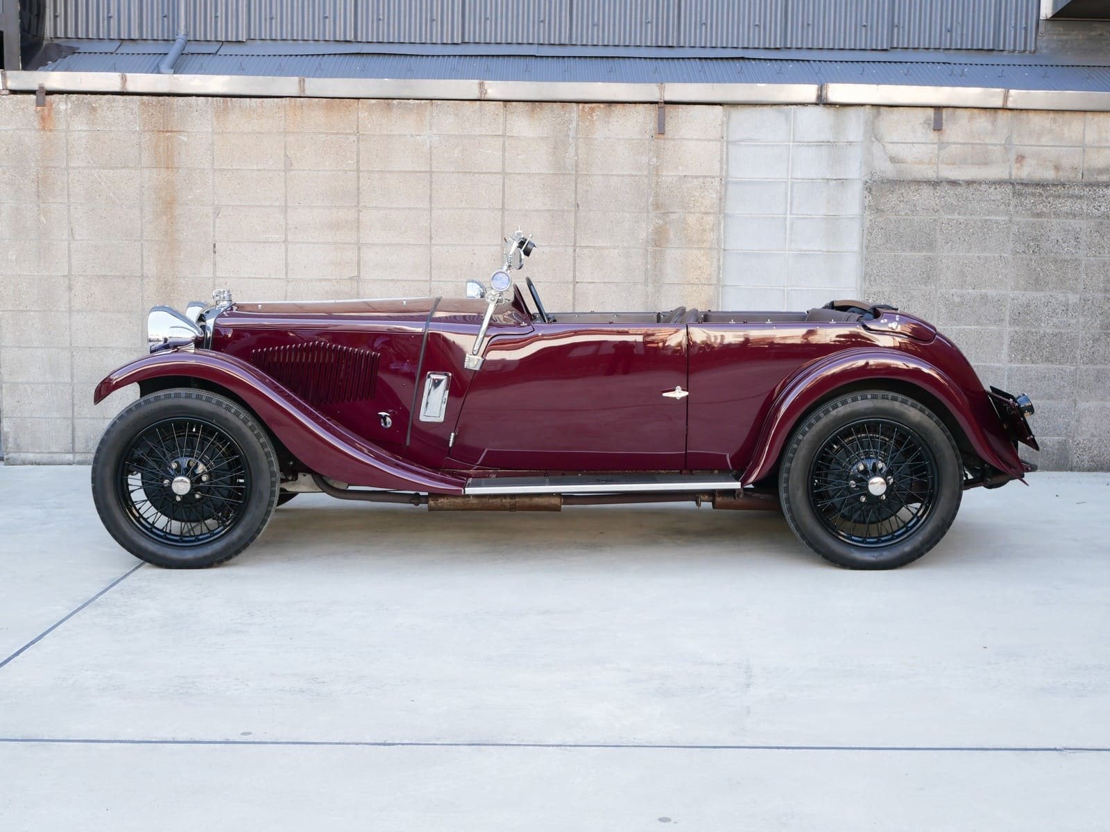1933 - RILEY 9 LYNX TOURER MAROON, foto 3